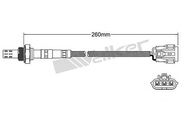 Лямбда-зонд WALKER PRODUCTS 250-23129