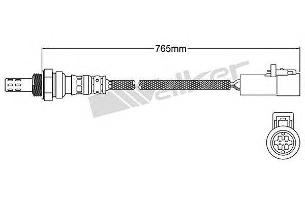 Лямбда-зонд WALKER PRODUCTS 250-24070