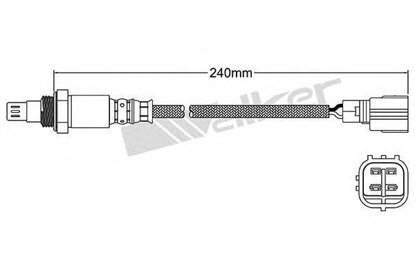 Лямбда-зонд WALKER PRODUCTS 250-54008