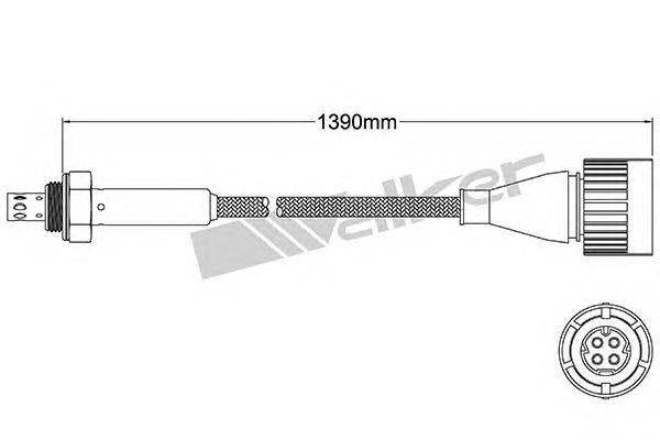 Лямбда-зонд WALKER PRODUCTS 250-24510