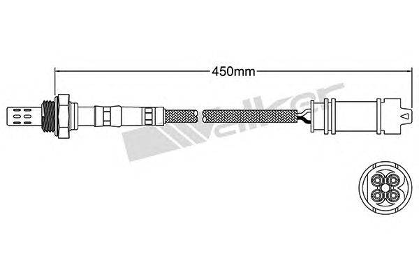 Лямбда-зонд WALKER PRODUCTS 250-24638