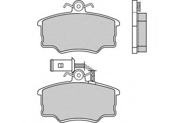 Комплект тормозных колодок, дисковый тормоз BENDIX 342050