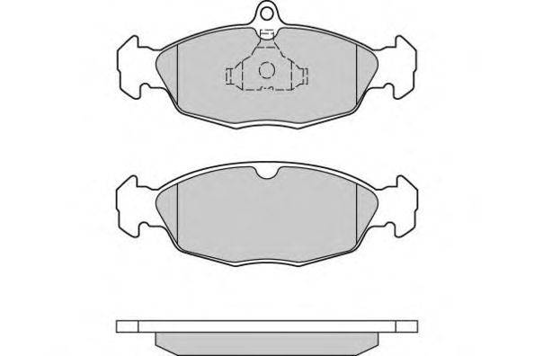 Комплект тормозных колодок, дисковый тормоз E.T.F. 20547