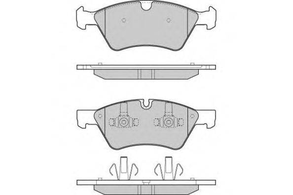 Комплект тормозных колодок, дисковый тормоз E.T.F. 12-1279