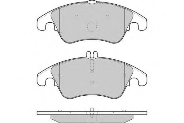 Комплект тормозных колодок, дисковый тормоз E.T.F. 24311