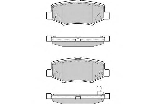 Комплект тормозных колодок, дисковый тормоз E.T.F. 24602