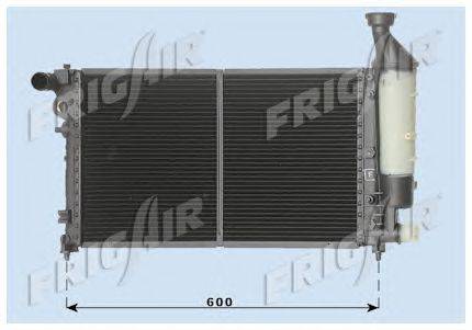 Радиатор, охлаждение двигателя FRIGAIR 0103.2225