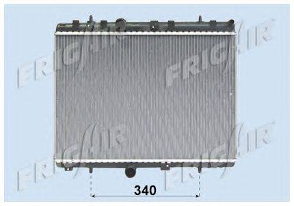 Радиатор, охлаждение двигателя FRIGAIR 01083081