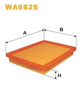 Воздушный фильтр WIX FILTERS WA6626