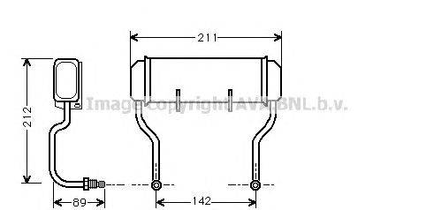 масляный радиатор, двигательное масло PRASCO CN3021