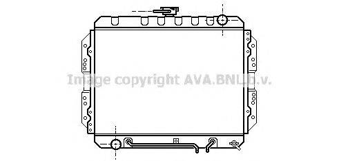 Радиатор, охлаждение двигателя PRASCO IS2011