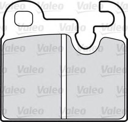 Комплект тормозных колодок, дисковый тормоз VALEO 20436