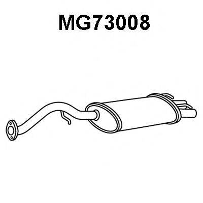 Глушитель выхлопных газов конечный VENEPORTE MG73008