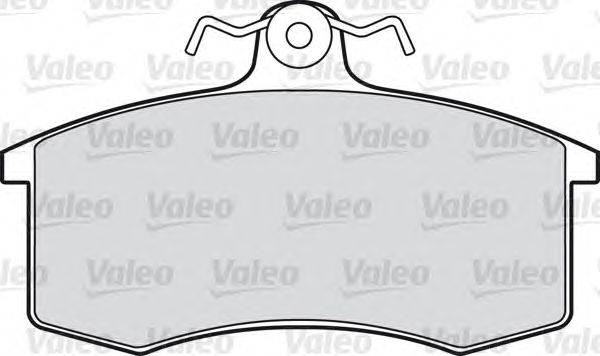Комплект тормозных колодок, дисковый тормоз VALEO 540408