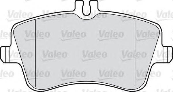 Комплект тормозных колодок, дисковый тормоз VALEO 598448