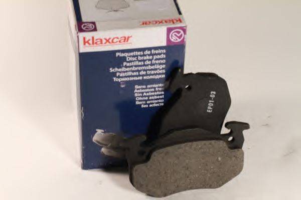 Комплект тормозных колодок, дисковый тормоз KLAXCAR FRANCE 24735z