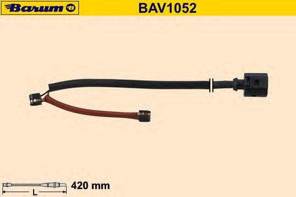Сигнализатор, износ тормозных колодок BARUM BAV1052