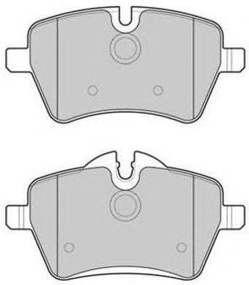 Комплект тормозных колодок, дисковый тормоз FREMAX FBP-1707