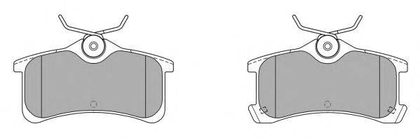Комплект тормозных колодок, дисковый тормоз FREMAX FBP-1377