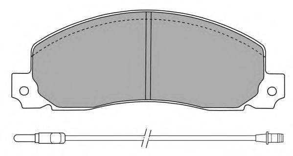 Комплект тормозных колодок, дисковый тормоз FREMAX 20926