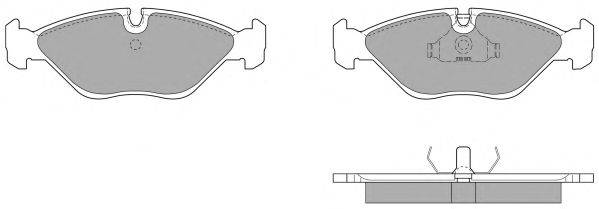 Комплект тормозных колодок, дисковый тормоз FREMAX FBP-0623