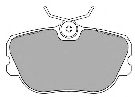 Комплект тормозных колодок, дисковый тормоз FREMAX FBP-0677-01