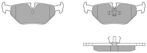 Комплект тормозных колодок, дисковый тормоз FREMAX 20995