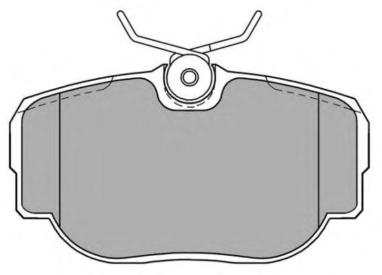 Комплект тормозных колодок, дисковый тормоз FREMAX FBP-0897