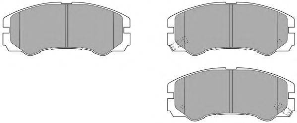 Комплект тормозных колодок, дисковый тормоз FREMAX FBP-0978