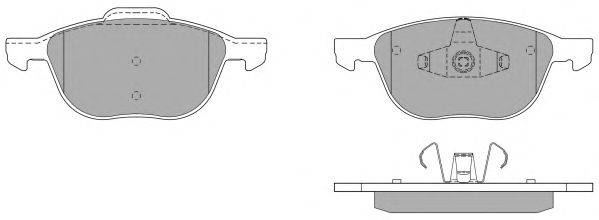 Комплект тормозных колодок, дисковый тормоз FREMAX FBP-1362