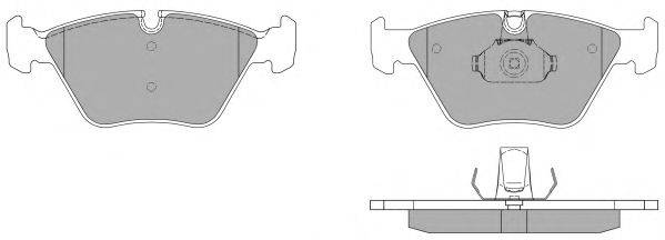 Комплект тормозных колодок, дисковый тормоз FREMAX FBP-1397