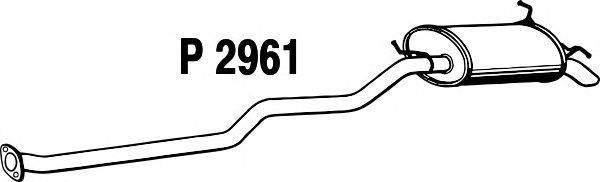 Глушитель выхлопных газов конечный FENNO 2961