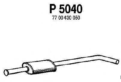 Средний глушитель выхлопных газов FENNO P5040