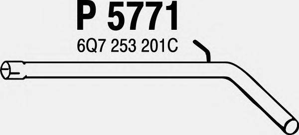 Труба выхлопного газа FENNO 5771