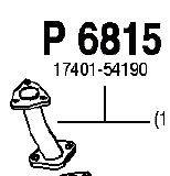 Труба выхлопного газа FENNO P6815