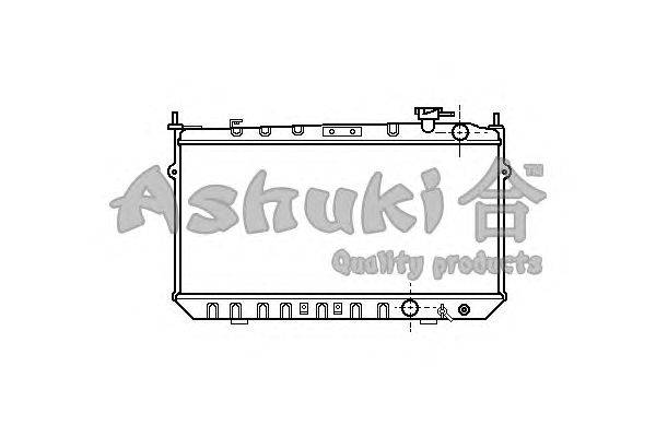 Радиатор, охлаждение двигателя ASHUKI H557-40