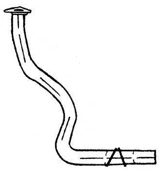 Труба выхлопного газа MTS 13270