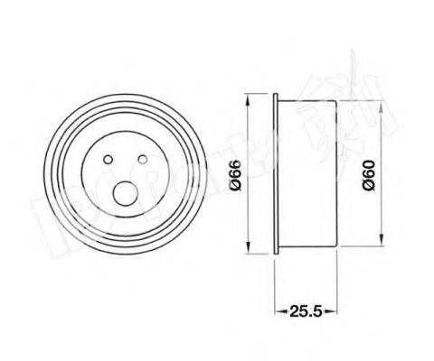 Устройство для натяжения ремня, ремень ГРМ IPS Parts ITB-6H29