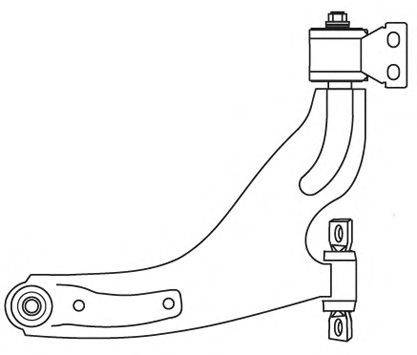 Рычаг независимой подвески колеса, подвеска колеса FRAP 4127