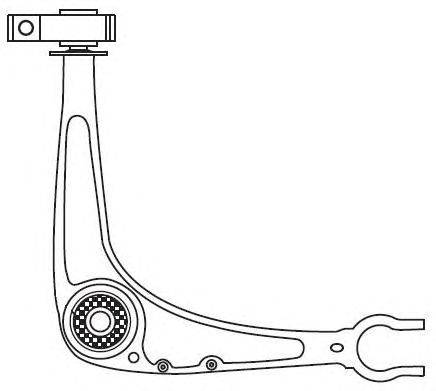 Рычаг независимой подвески колеса, подвеска колеса FRAP 4421