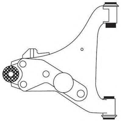 Рычаг независимой подвески колеса, подвеска колеса FRAP 4452