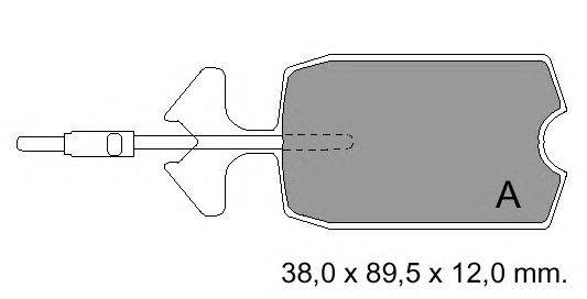 Комплект тормозных колодок, дисковый тормоз VEMA 20714