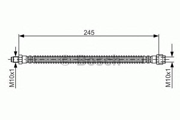 Тормозной шланг BOSCH 1 987 476 950