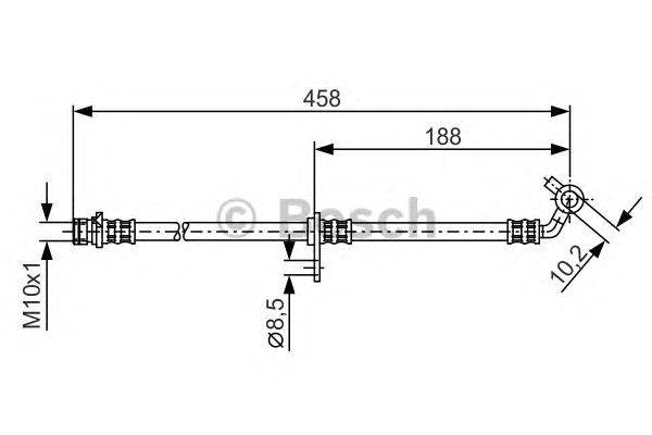 Тормозной шланг CF GOMMA 512569