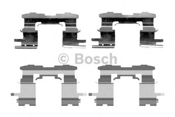 Комплектующие, колодки дискового тормоза BOSCH 1987474407