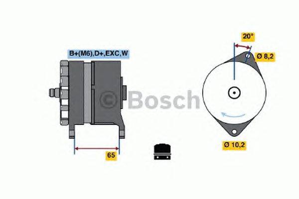 Генератор BOSCH 0986042251