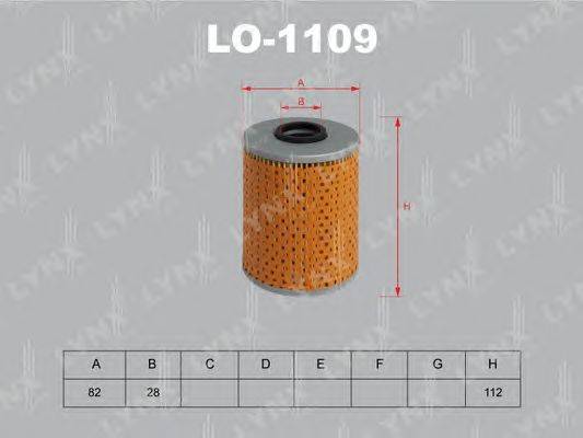 Масляный фильтр LYNXauto LO-1109