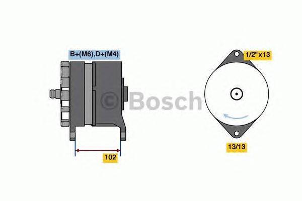 Генератор BOSCH 0 986 081 030