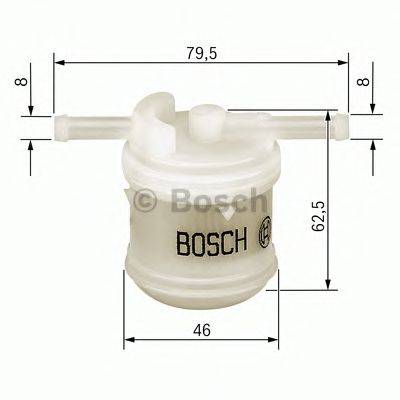 Топливный фильтр BOSCH 0986450117