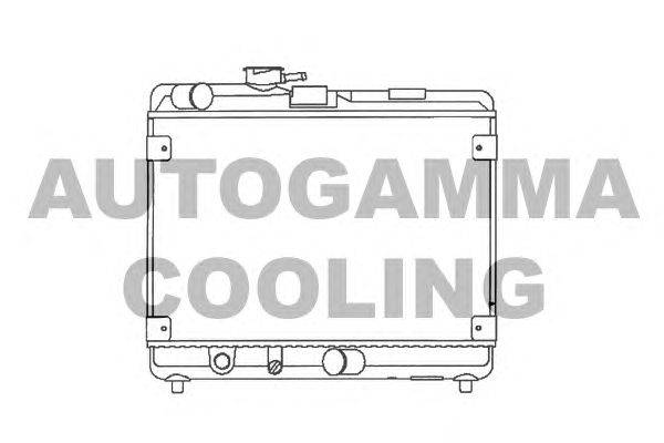 Радиатор, охлаждение двигателя AUTOGAMMA 100303